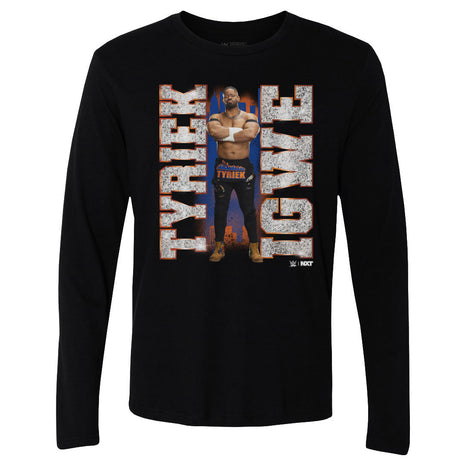 Tyriek Igwe WWE Vertical Name Men's WWE Long Sleeve T-Shirt