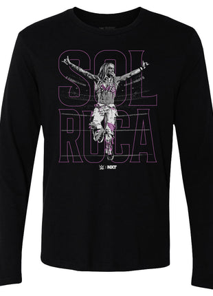 Sol Ruca WWE Name Outline Men's WWE Long Sleeve T-Shirt
