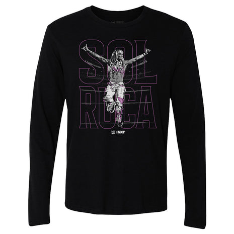 Sol Ruca WWE Name Outline Men's WWE Long Sleeve T-Shirt