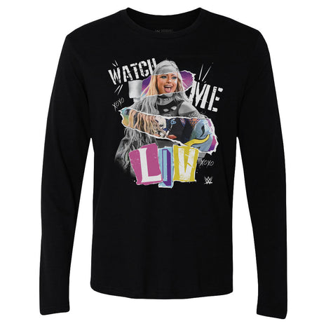 Liv Morgan Watch Me Poster Men's WWE Long Sleeve T-Shirt