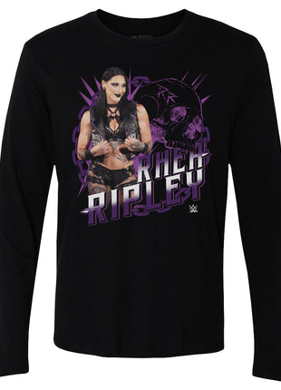 Rhea Ripley Skull Men's WWE Long Sleeve T-Shirt