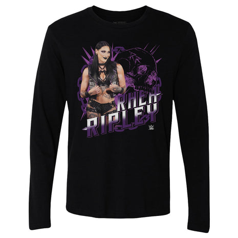 Rhea Ripley Skull Men's WWE Long Sleeve T-Shirt