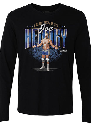 Joe Hendry WWE I Believe In Joe Men's WWE Long Sleeve T-Shirt