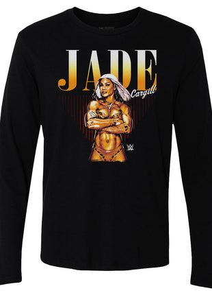 Jade Cargill Pose WWE Men's Long Sleeve T-Shirt