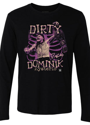 Dominik Mysterio Champion Grunge Men's WWE Long Sleeve T-Shirt