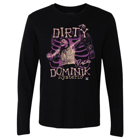 Dominik Mysterio Champion Grunge Men's WWE Long Sleeve T-Shirt