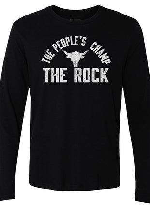 The Rock The People's Champ Logo WHT