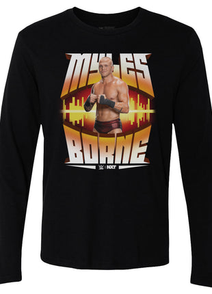 Myles Borne WWE Vibe Waves Men's WWE Long Sleeve T-Shirt