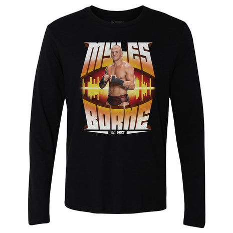 Myles Borne WWE Vibe Waves Men's WWE Long Sleeve T-Shirt