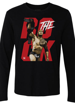 The Rock Championship WWE Men's Long Sleeve T-Shirt