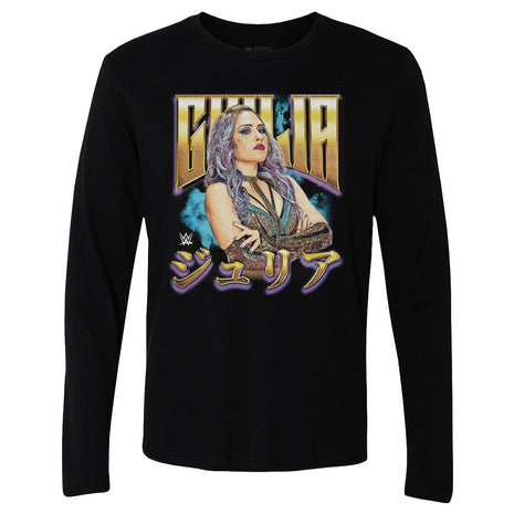Giulia Superstar Name Men's WWE Long Sleeve T-Shirt