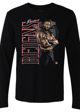 Roman Reigns WWE Vertical Name Men's WWE Long Sleeve T-Shirt
