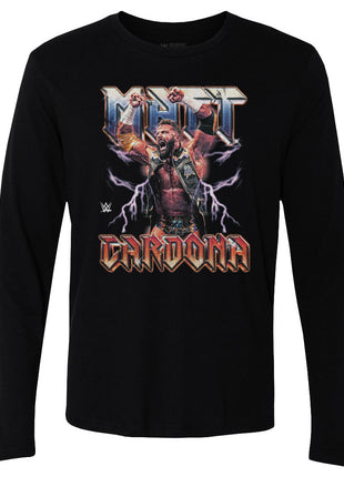Matt Cardona WWE Lightning Men's WWE Long Sleeve T-Shirt