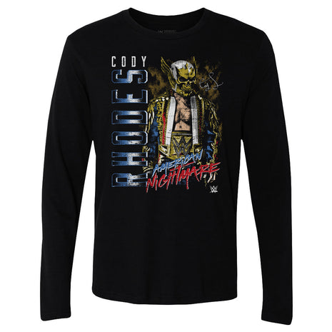 Cody Rhodes Skull Mask Men's WWE Long Sleeve T-Shirt