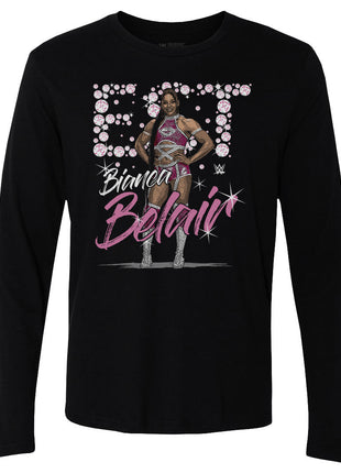 Bianca Belair Name Pose WHT