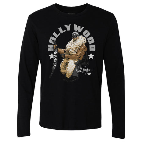 Camiseta de manga larga para hombre de la WWE Hulk Hogan Hollywood Arc