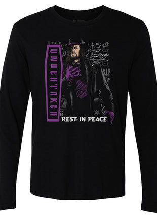 Undertaker Rest In Peace Men's WWE Long Sleeve T-Shirt