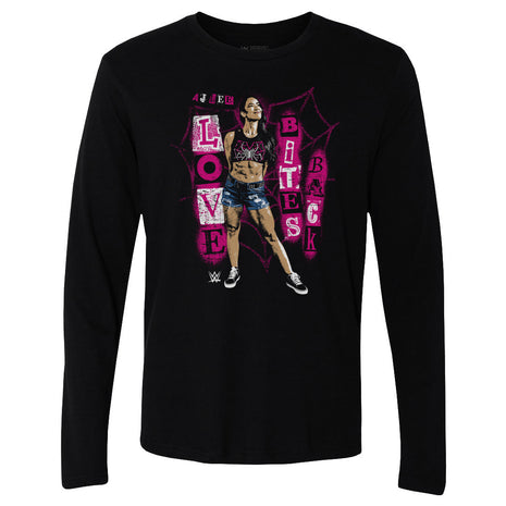 AJ Lee Love Bites Back Men's WWE Long Sleeve T-Shirt