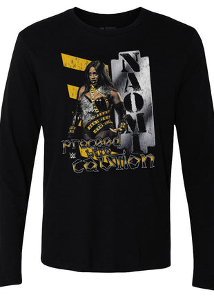 Naomi Proceed With Caution Men's WWE Long Sleeve T-Shirt