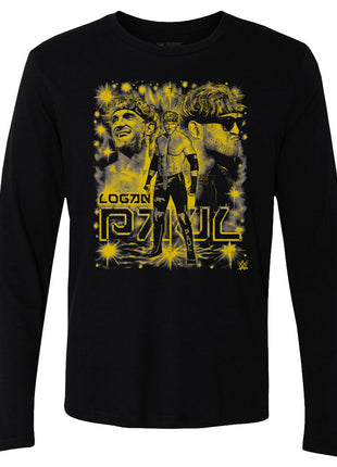 Logan Paul Vintage Grunge Men's WWE Long Sleeve T-Shirt
