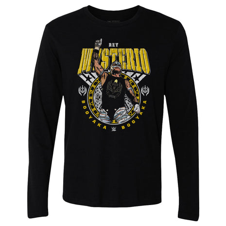 Rey Mysterio Booyaka Gritty Men's WWE Long Sleeve T-Shirt