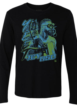 Jey Uso Yeet Grunge Men's WWE Long Sleeve T-Shirt