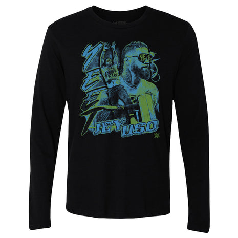 Jey Uso Yeet Grunge Men's WWE Long Sleeve T-Shirt
