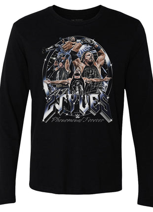 A.J. Styles WWE Vintage Men's WWE Long Sleeve T-Shirt