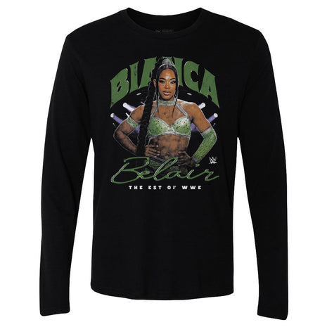 Bianca Belair Grunge Men's WWE Long Sleeve T-Shirt