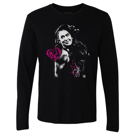 AJ Lee Silhouette Men's WWE Long Sleeve T-Shirt