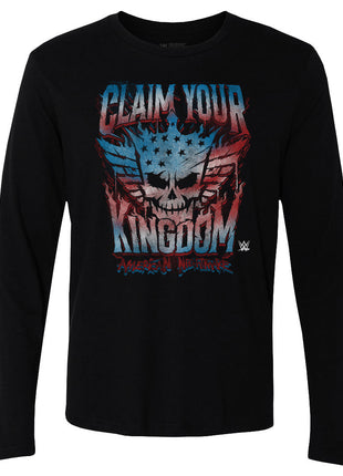 Cody Rhodes Claim Your Kingdom Logo Men's WWE Long Sleeve T-Shirt