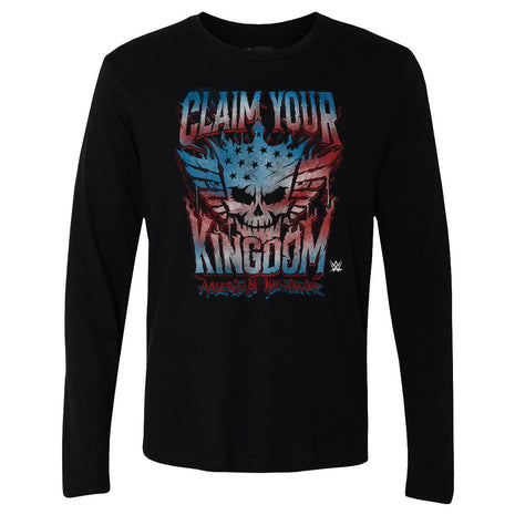Cody Rhodes Claim Your Kingdom Logo Men's WWE Long Sleeve T-Shirt