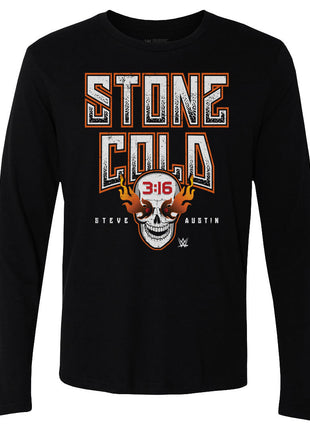 Stone Cold Steve Austin Fire Skull WHT