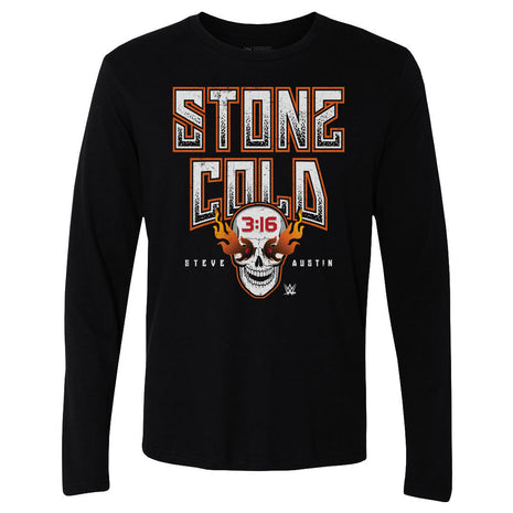 Stone Cold Steve Austin Fire Skull WHT