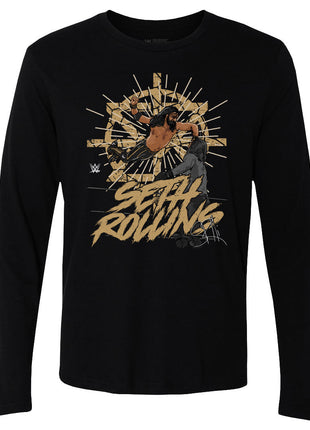 Seth Rollins Flying WWE Men's Long Sleeve T-Shirt