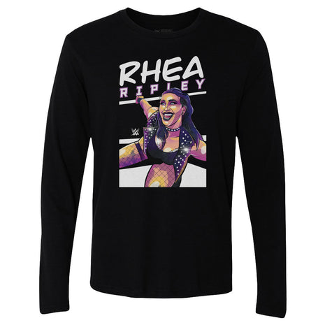 Rhea Ripley Illustration Men's WWE Long Sleeve T-Shirt