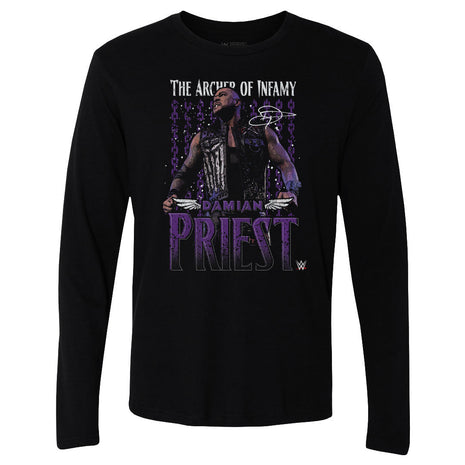 Damian Priest Gritty Men's WWE Long Sleeve T-Shirt