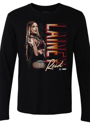 Lainey Reid Vertical Name Men's WWE Long Sleeve T-Shirt