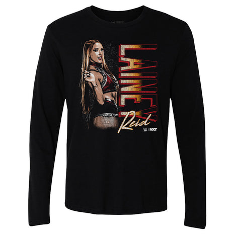 Lainey Reid Vertical Name Men's WWE Long Sleeve T-Shirt