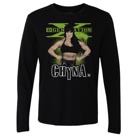 D-Generation X Chyna Pose Men's WWE Long Sleeve T-Shirt