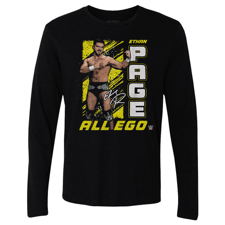 Ethan Page Gritty Men's WWE Long Sleeve T-Shirt