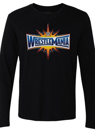 WWE WrestleMania 2017 Logo Men's WWE Long Sleeve T-Shirt