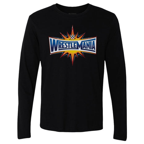 WWE WrestleMania 2017 Logo Men's WWE Long Sleeve T-Shirt