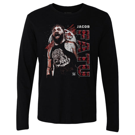 Jacob Fatu Scream Gritty Men's WWE Long Sleeve T-Shirt