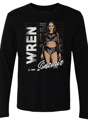 Wren Sinclair Vertical Name Men's WWE Long Sleeve T-Shirt