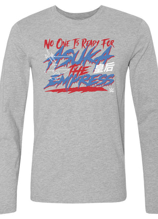 Asuka No One Is Ready WWE Men's Long Sleeve T-Shirt