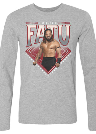 Jacob Fatu Superstar Name WWE Men's Long Sleeve T-Shirt