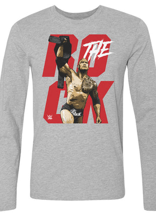 The Rock Championship WWE Men's Long Sleeve T-Shirt