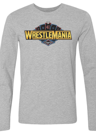 Wrestlemania 41 Las Vegas Logo WHT