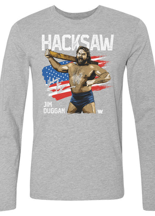 Hacksaw Jim Duggen Flag WHT